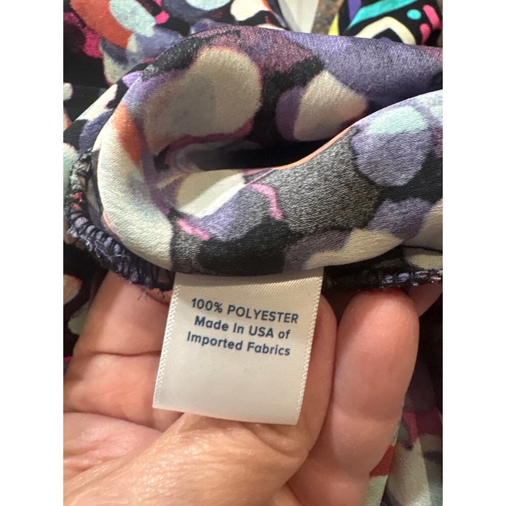 Allison Joy Multicolor Dot Pattern Blousy Cami Si… - image 5